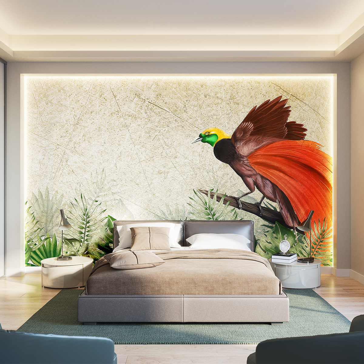Tapet birds of paradise, dream prints 